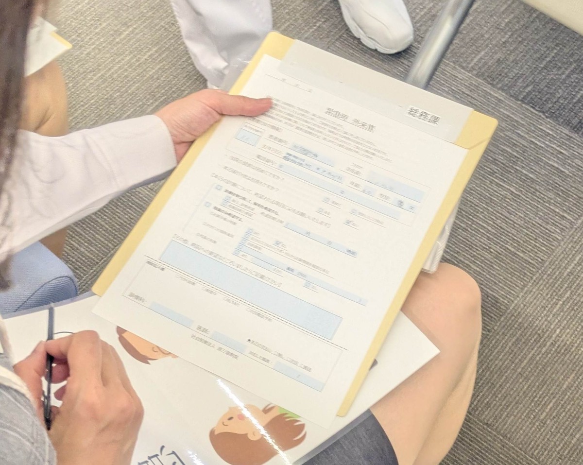 システム障害訓練（紙問診票）