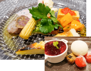 写真：ファンタジスタで食べられるランチのイメージ画像